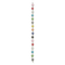 12 Packs: 16 ct. (192 total) Multicolor Enamel Metal Flower Beads, 8mm by Bead Landing™